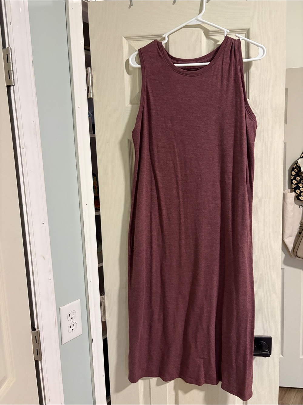 Sonoma Mauve Sleeveless Knit Tank Dress